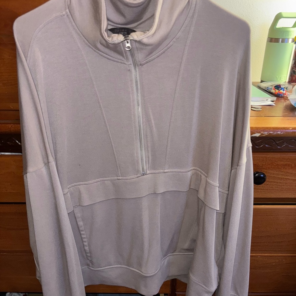 Danskin Gray Cowl Neck Sweater
